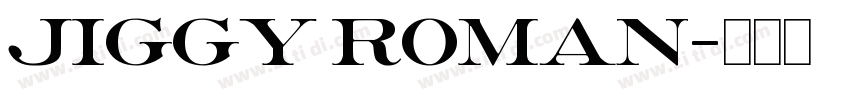 Jiggy Roman字体转换